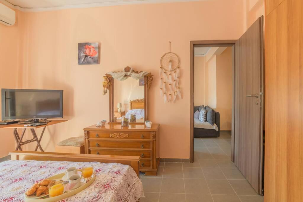 Bright Newly Renovated Apt Near Beach & Center+Ac Anemomylos Extérieur photo