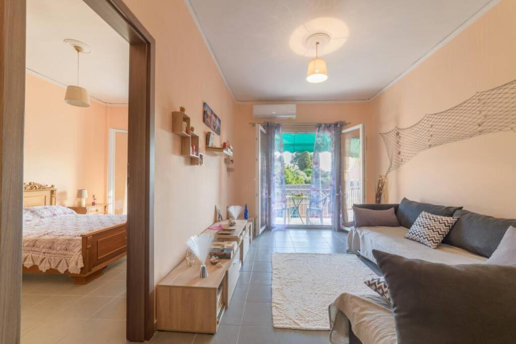 Bright Newly Renovated Apt Near Beach & Center+Ac Anemomylos Extérieur photo