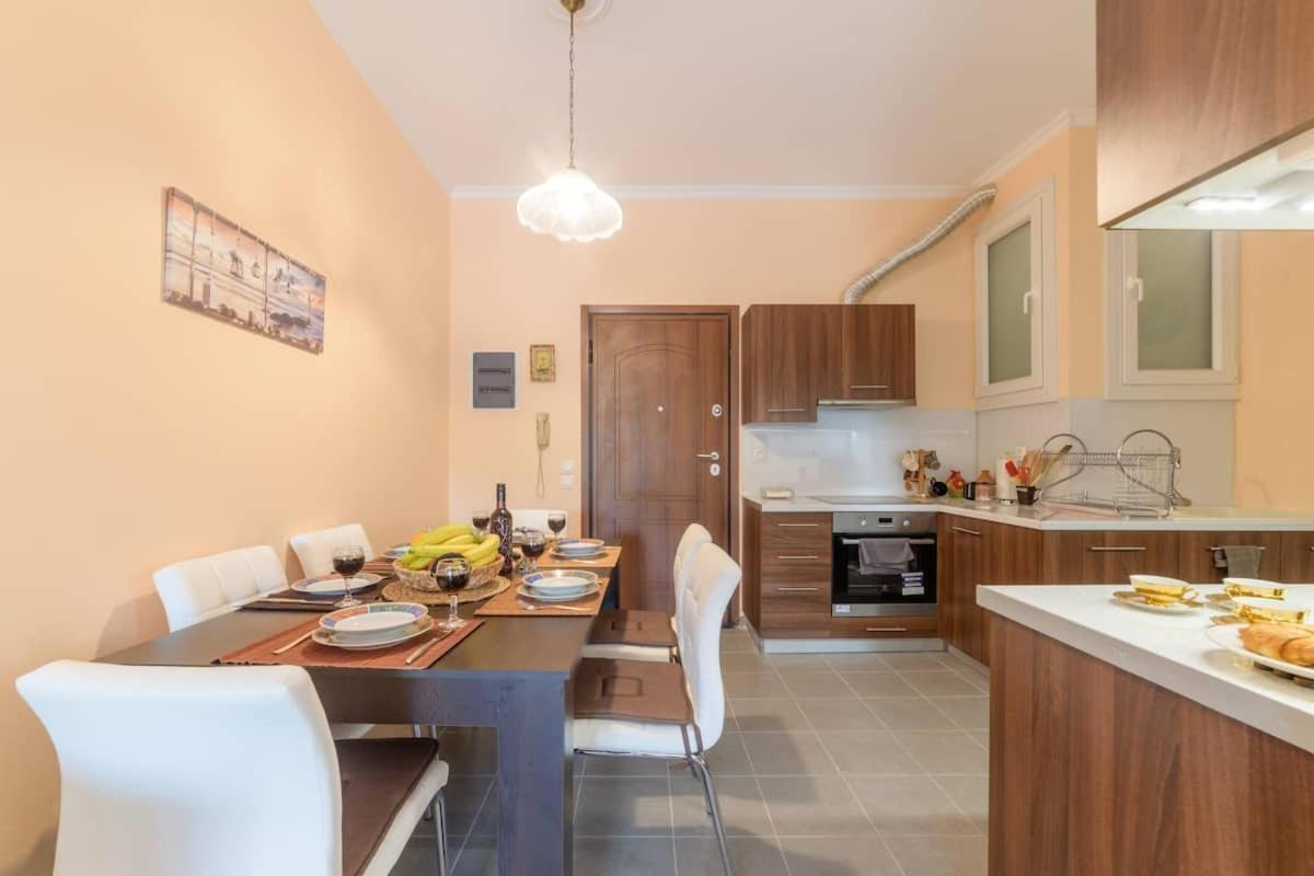 Bright Newly Renovated Apt Near Beach & Center+Ac Anemomylos Extérieur photo