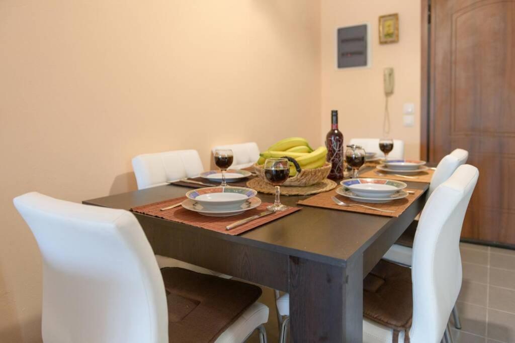 Bright Newly Renovated Apt Near Beach & Center+Ac Anemomylos Extérieur photo