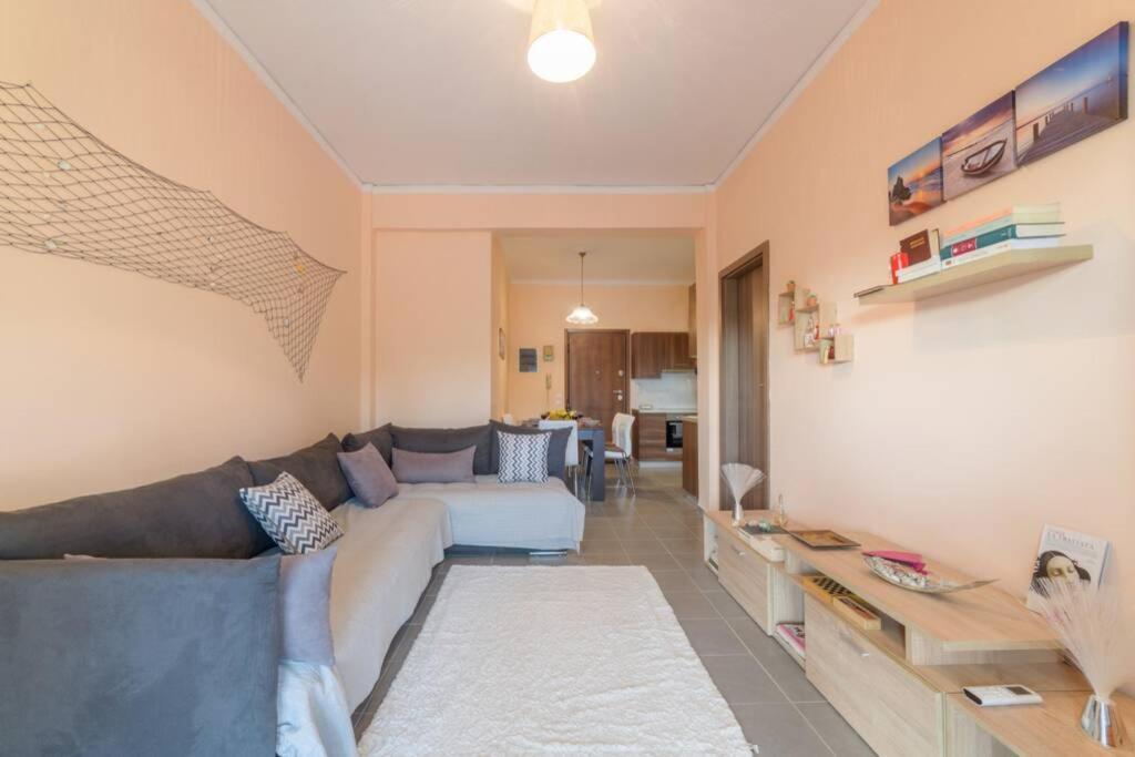 Bright Newly Renovated Apt Near Beach & Center+Ac Anemomylos Extérieur photo
